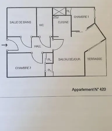 Spacieux 37m2-t3-rdc-6 Personnes-100m Remontees Apartment Valmeinier